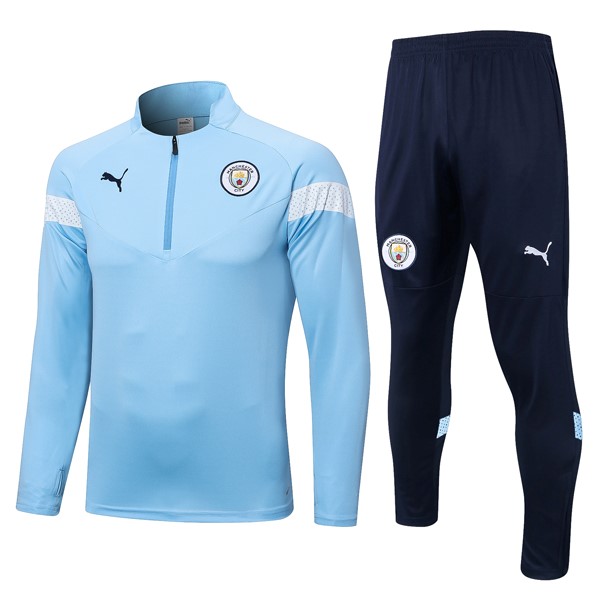 Survetement Training Manchester City 2022-23 Bleu